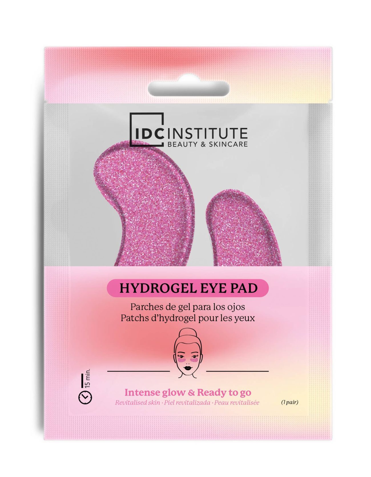 Idc Institute Glitter Eye Pads Pink